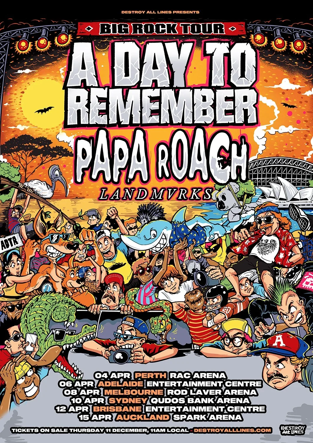 A Day To Remember | Rod Laver Arena | 8th April