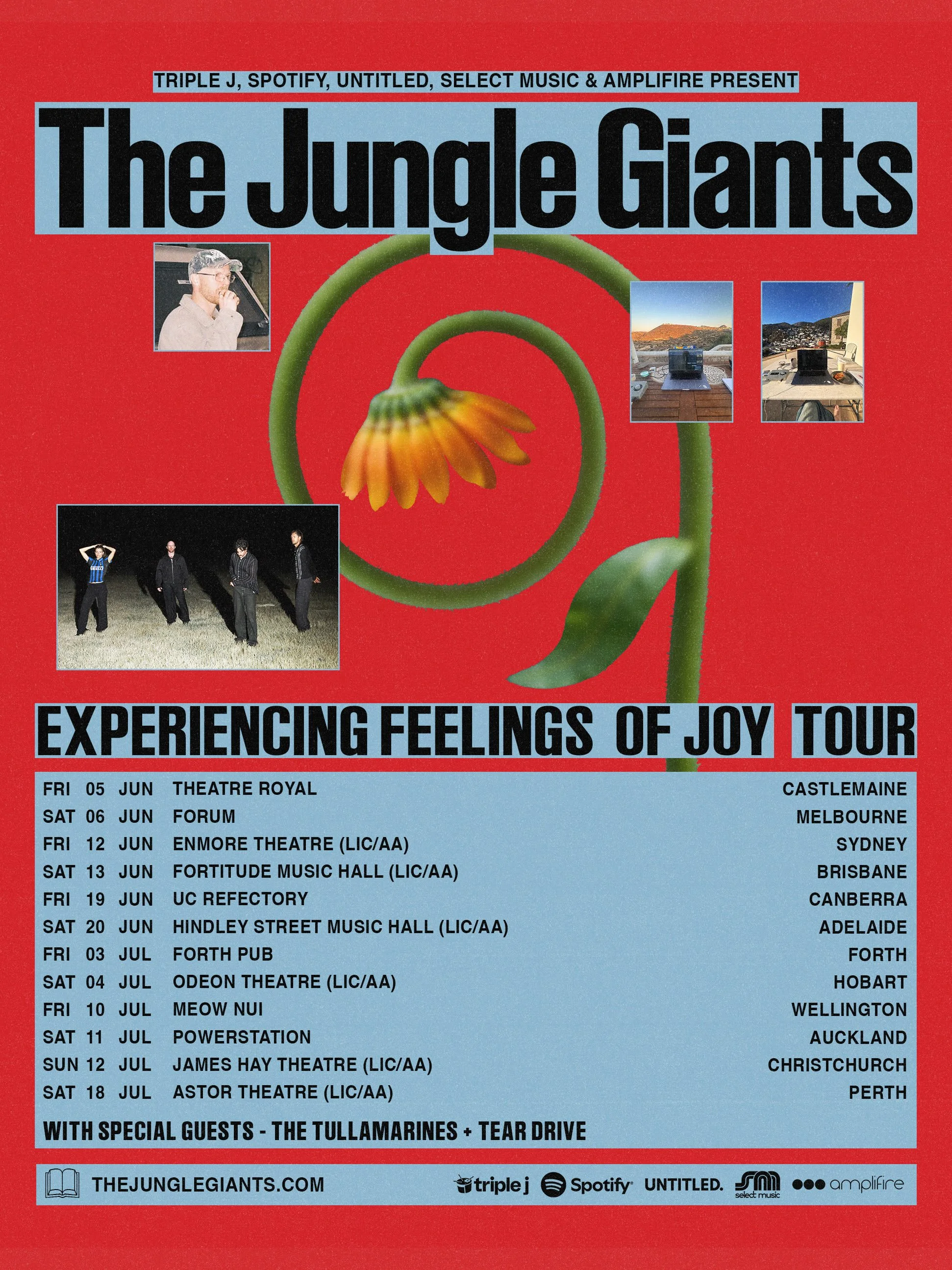 THE JUNGLE GIANTS ANNOUNCE NEW ALBUM "EXPERIENCING FEELINGS OF JOY" OUT MAY 8TH, LIVE TOUR DATES