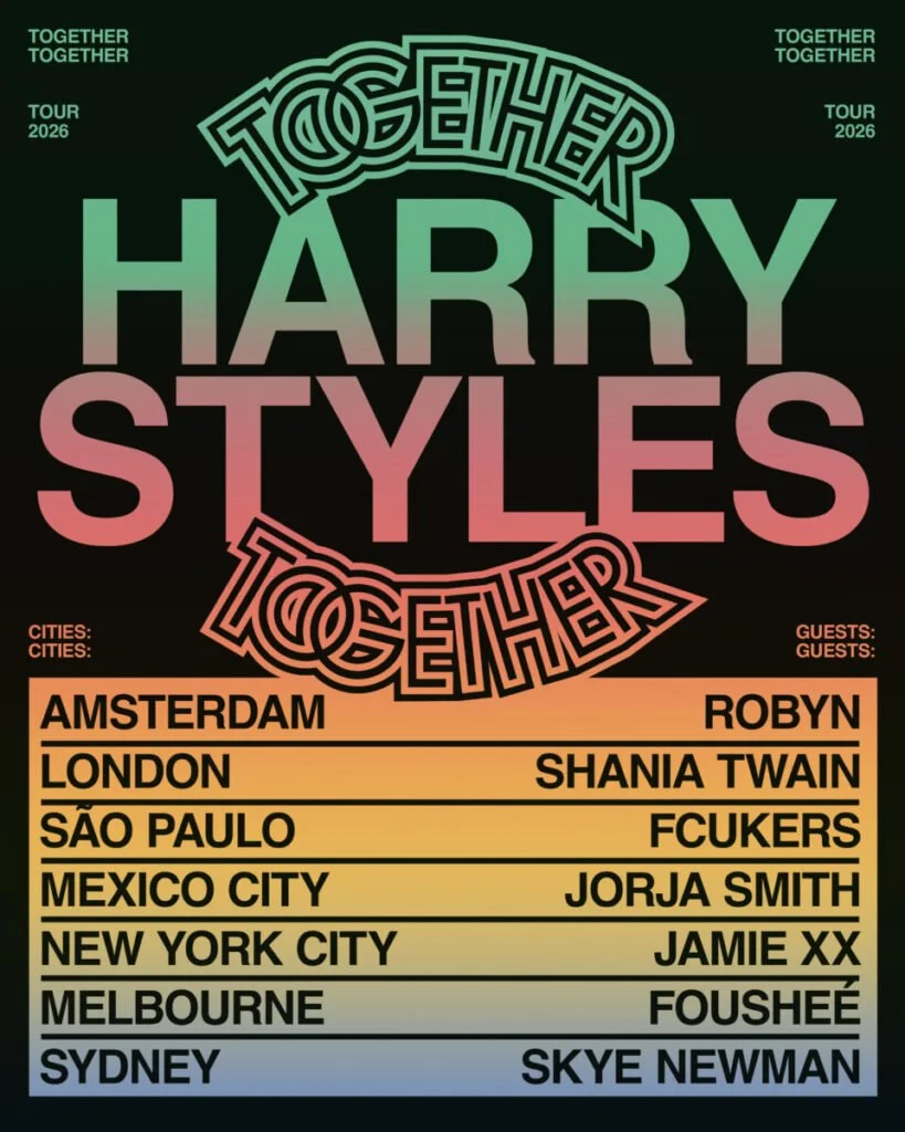 HARRY STYLES SEVEN CITY GLOBAL RESIDENCY RUN, “TOGETHER, TOGETHER,” + FOURTH AND FINAL STADIUM EVENT CONFIRMED FOR MELBOURNE TO MEET INCREDIBLE DEMAND