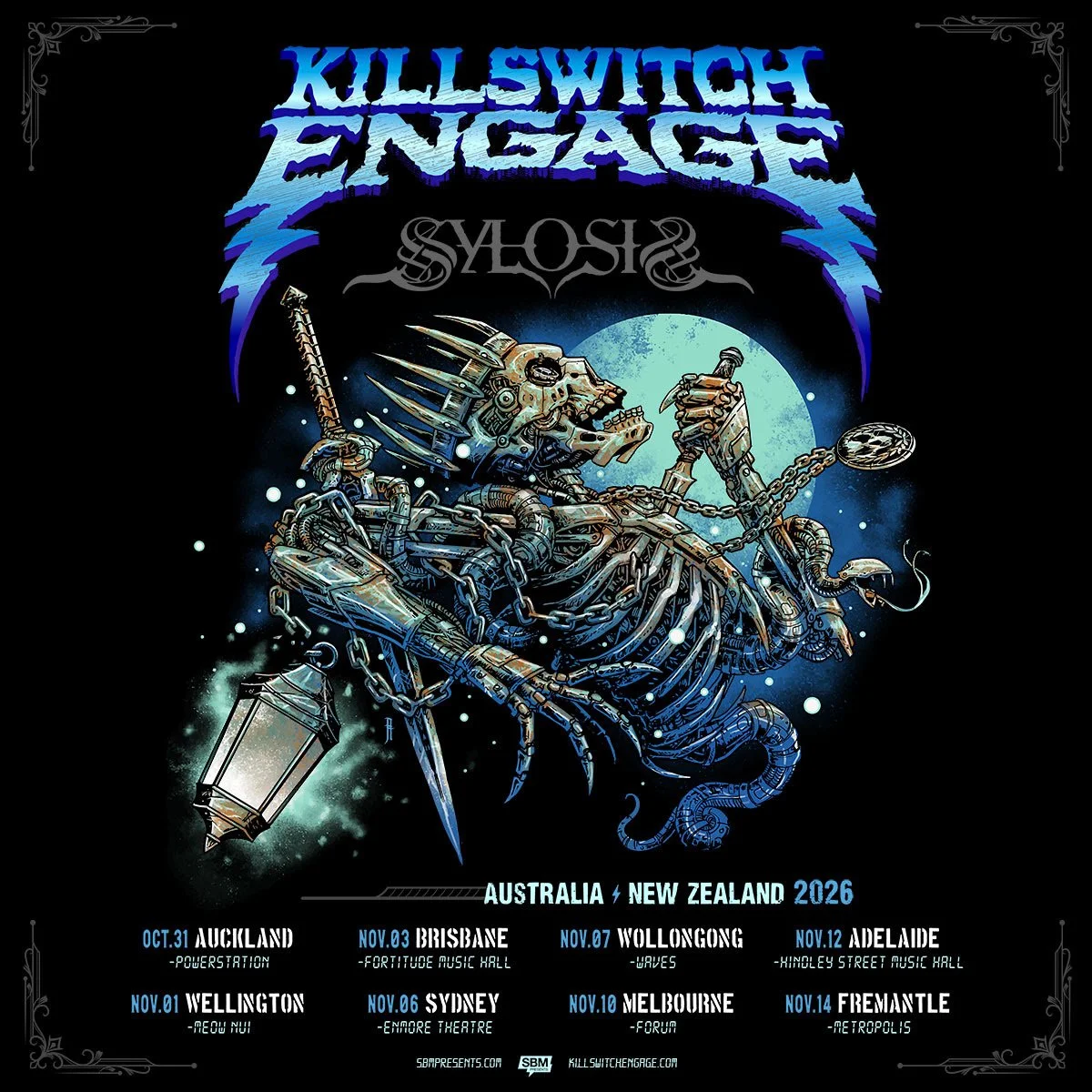 Killswitch Engage Announce Australian &amp; New Zealand Tour for Nov 2026.