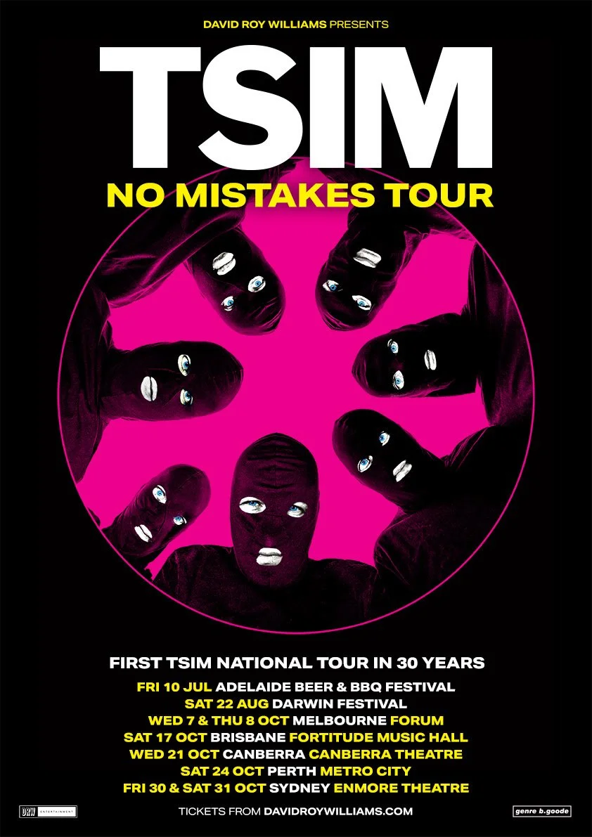 TSIM - NO MISTAKES TOUR ANNOUNCED.
