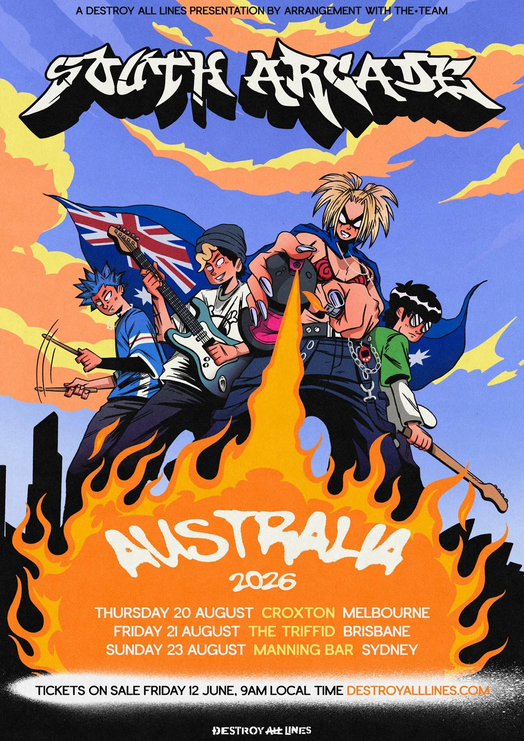 South Arcade announce their first ever Australian headline tour this August