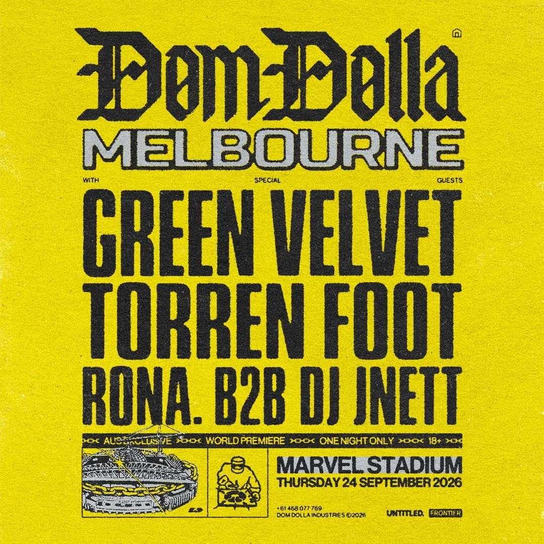 DOM DOLLA REVEALS LINE-UP FOR HIS MARVEL STADIUM HOMECOMING