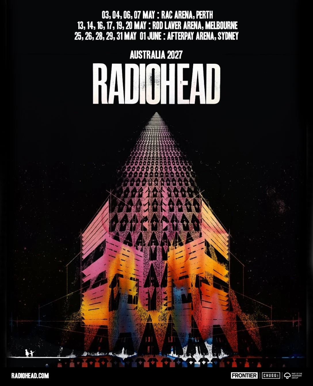 🚨RADIOHEAD RETURN TO AUSTRALIA IN
​MAY &amp; JUNE 2027 FOR THE FIRST TIME IN FIFTEEN YEARS🚨
 
PLAYING SHOWS IN PERTH, MELBOURNE &amp; SYDNEY
​TICKET REGISTRATION OPEN NOW AT RADIOHEAD.COM

In one of the year&rsquo;s most hotly anticipated announcem