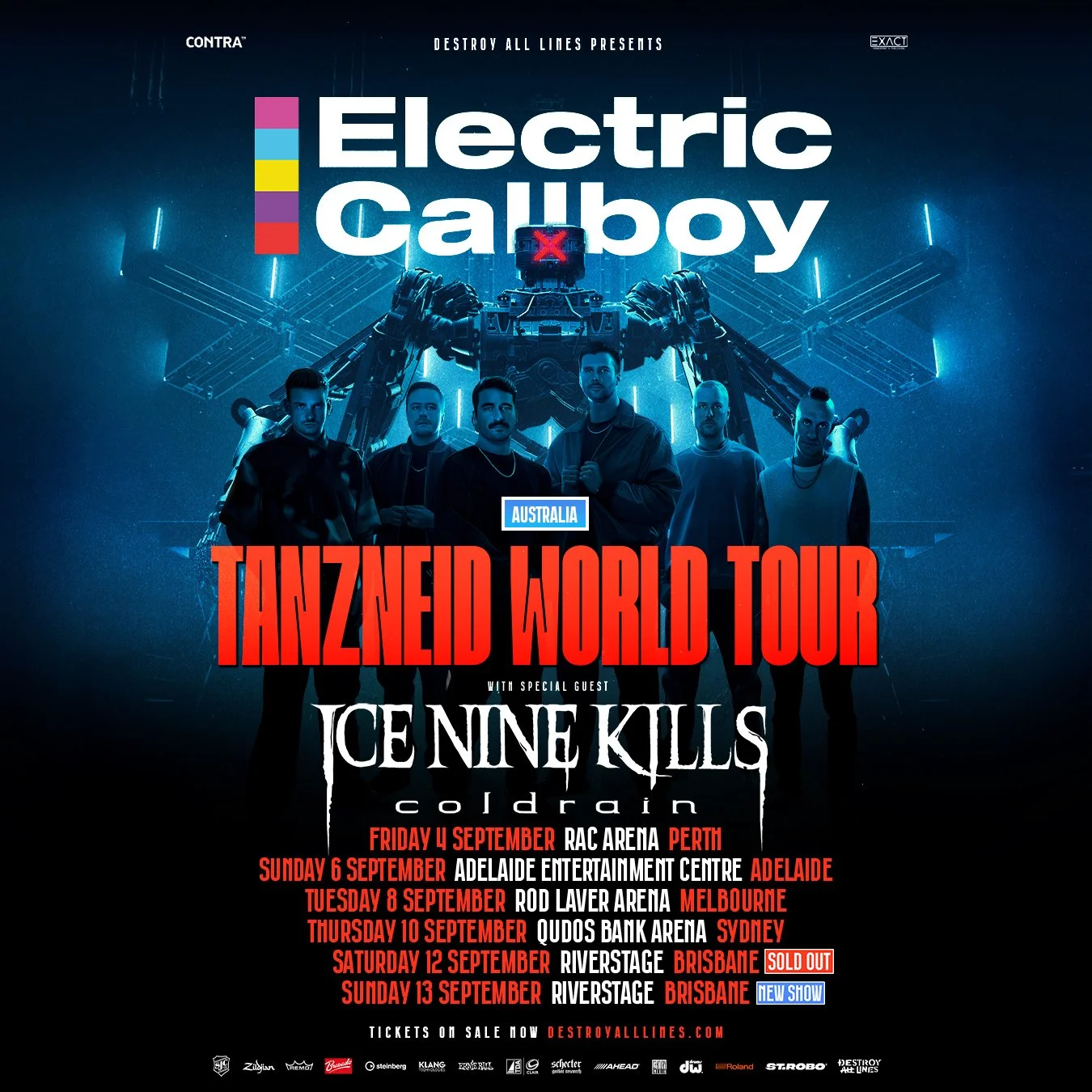 Electric Callboy | Rod Laver Arena | 8th September