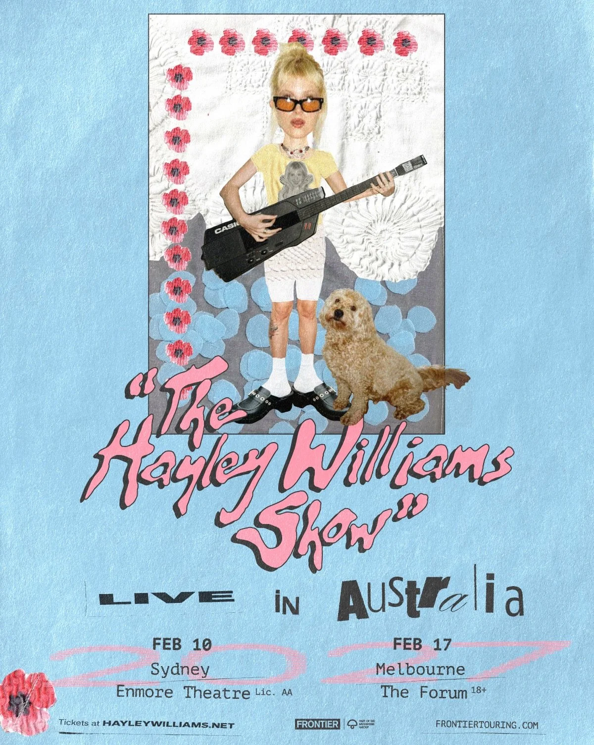 &ldquo;THE HAYLEY WILLIAMS SHOW&rdquo; LANDS IN AUSTRALIA FOR INTIMATE SYDNEY &amp; MELBOURNE DATES IN FEBRUARY 2027&rdquo;

After huge anticipation, it can be revealed that &ldquo;The Hayley Williams Show&rdquo; will land in Australia for two very s