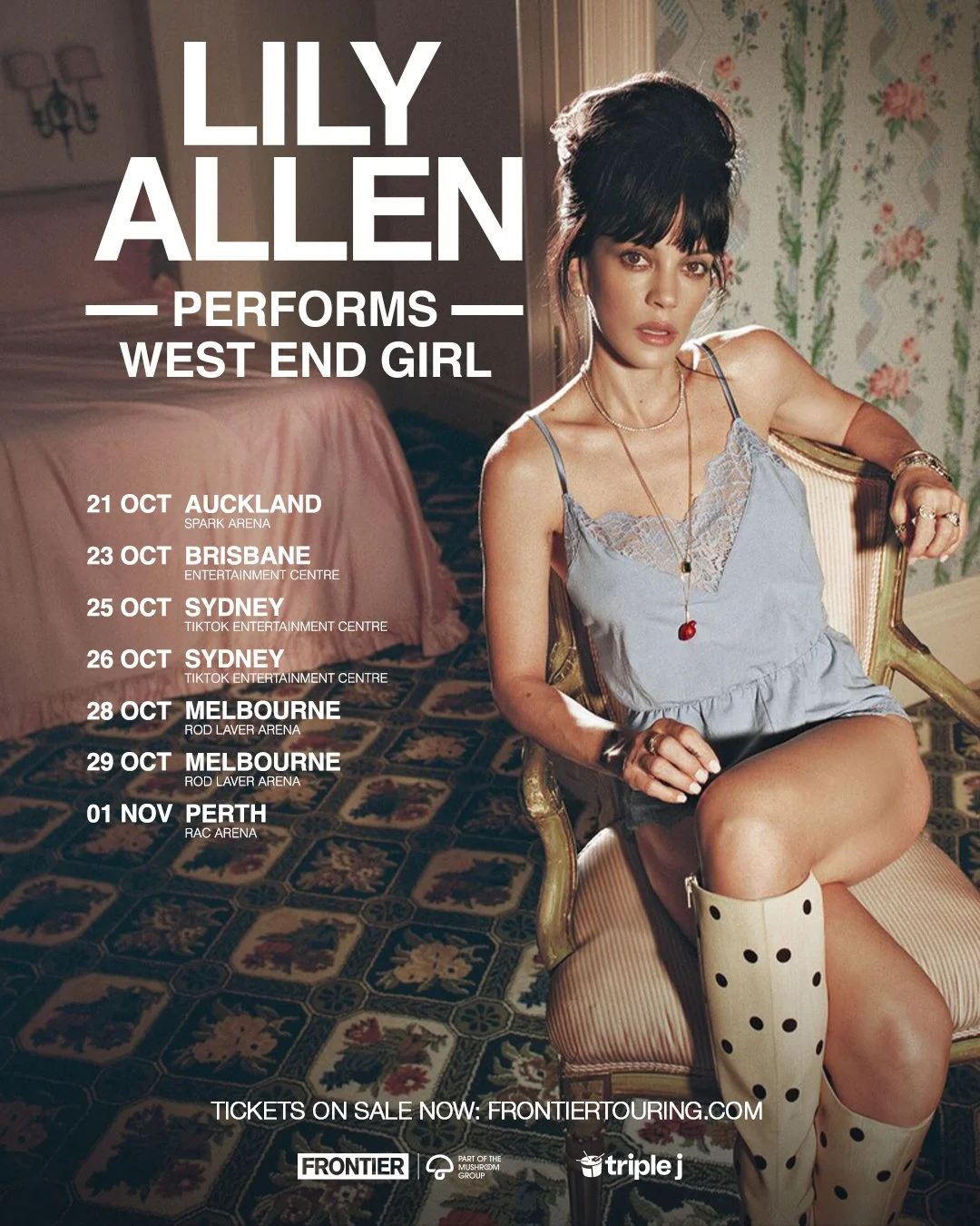 LILY ALLEN (UK) CONFIRMS DALLAS MINOR SEXTET AS SHOW OPENER ON LILY ALLEN PERFORMS WEST END GIRL TOUR AUSTRALIA &amp; NEW ZEALAND