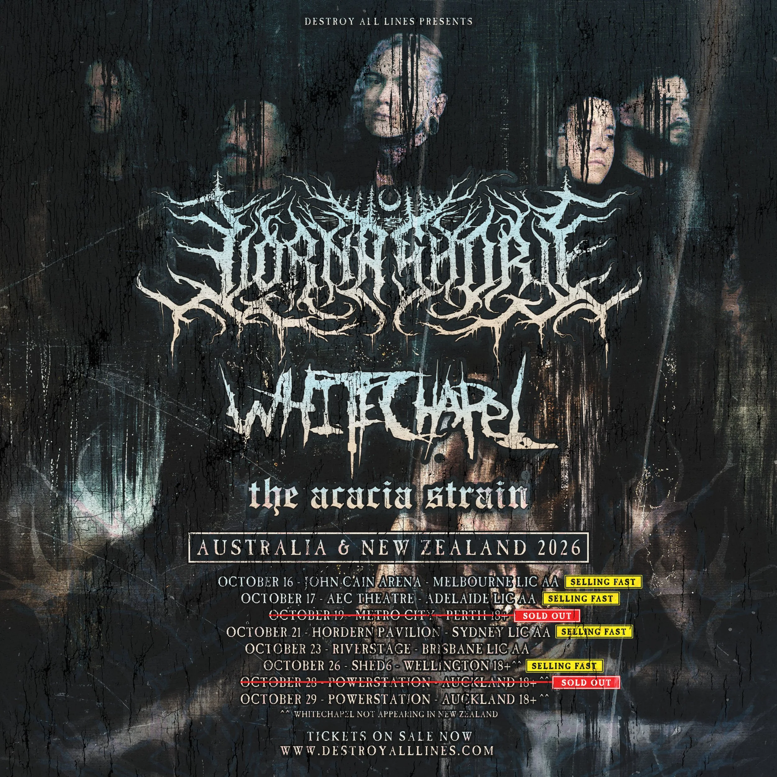Lorna Shore | Live Review | Melbourne | John Cain Arena | 16th October