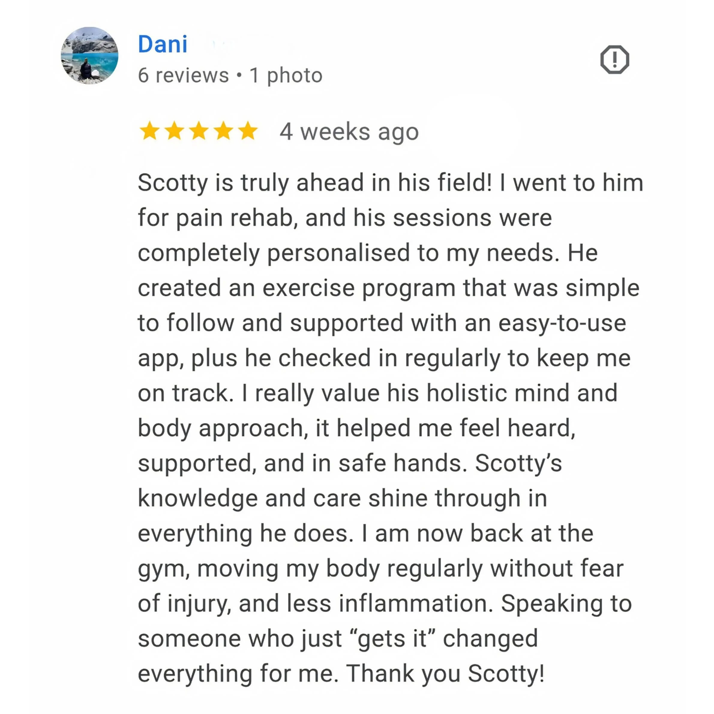 Google review 1