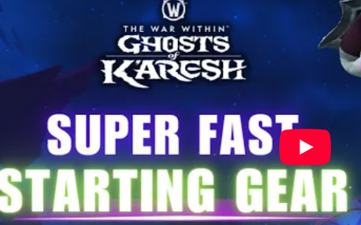 11.2 SUPER FAST GEARING ALTS - TWW Warcraft Ghost of Karesh