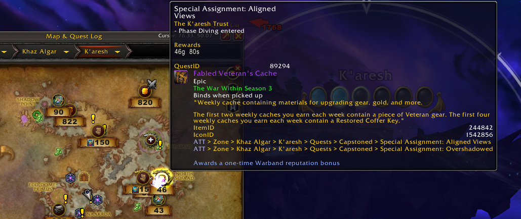 Gear update week 1: Get 2 Veteran pieces 668+ ilvl