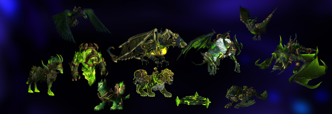 Unlocking Fel-Infused Order Hall Mounts in Legion Remix