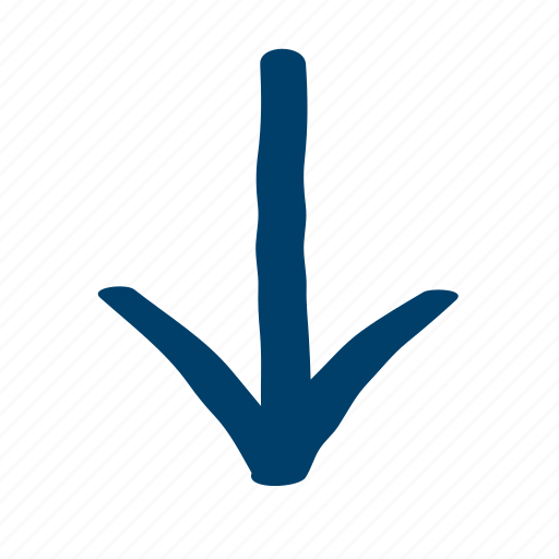 Downward pointing arrow or indicator icon.