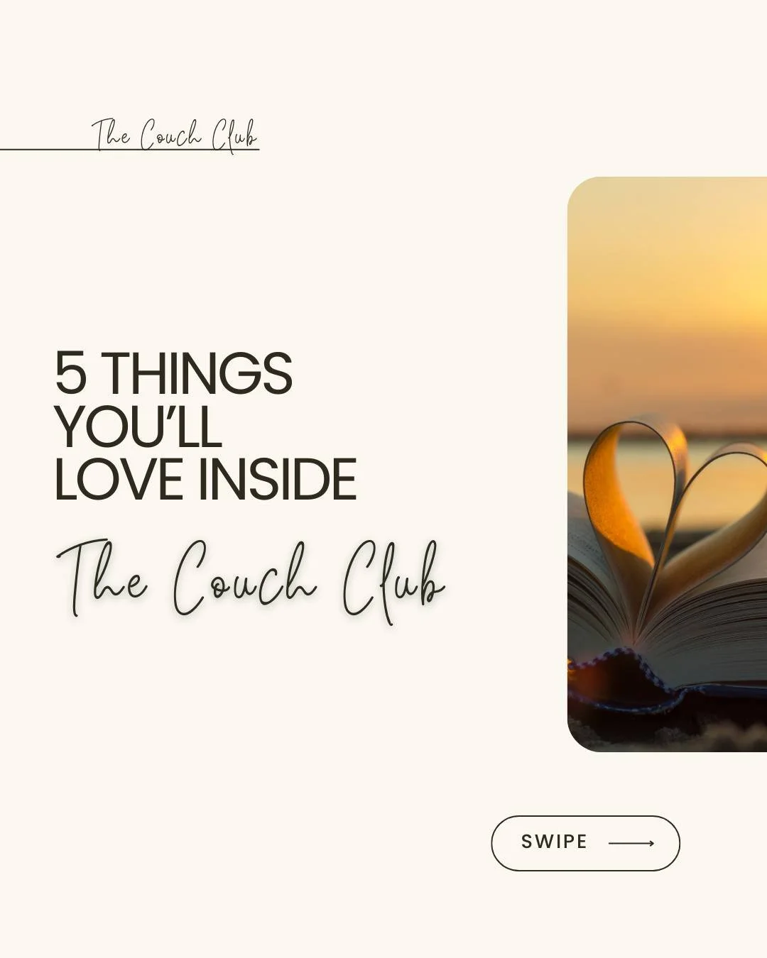 Ever wish there was a place made just for you during perimenopause &amp; menopause? 

Swipe through to see 5 things you&rsquo;ll love inside The Couch Club:
✨ Weekly exclusive tips
✨ Cozy rituals to reset your mind + body
✨ Private community convos
✨