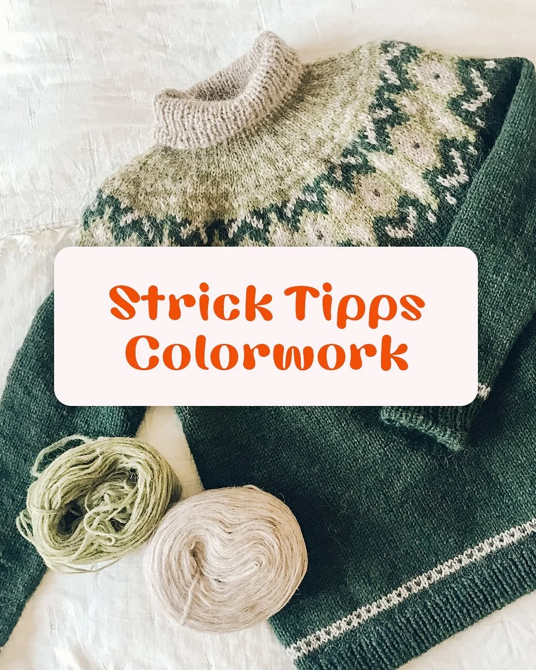 Das Thema umfasst nat&uuml;rlich noch so viel mehr. Deswegen habe ich ein ausf&uuml;hrliches Video dazu gemacht. Darin geht es um Garn- und Farbauswahl, wie man die F&auml;den genau h&auml;lt, wie man die F&auml;den mitf&uuml;hrt, was Farbdominanz is