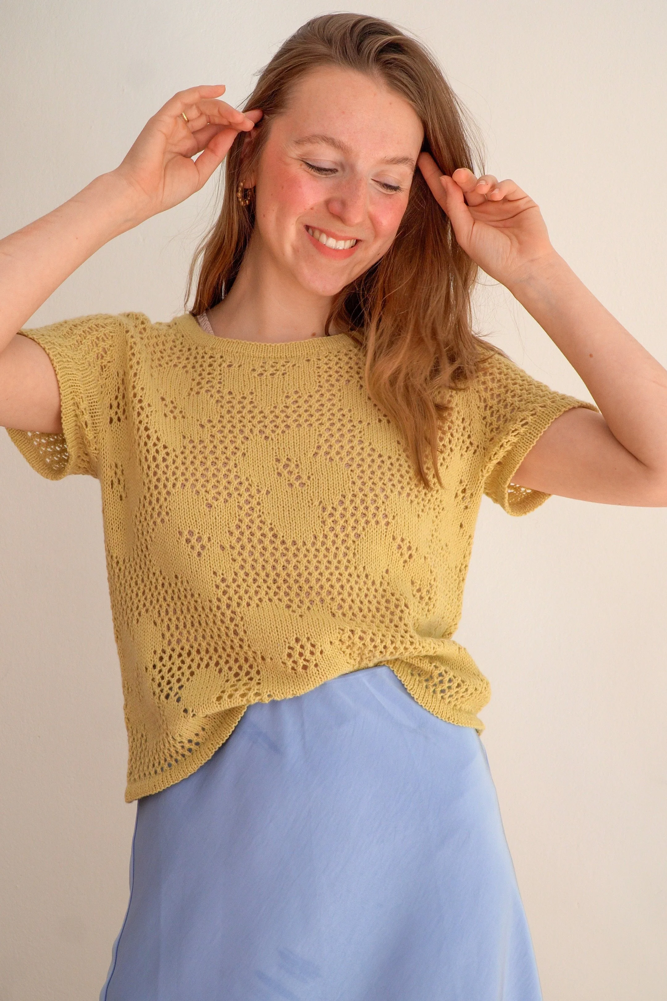 In Bloom Tee Strickanleitung