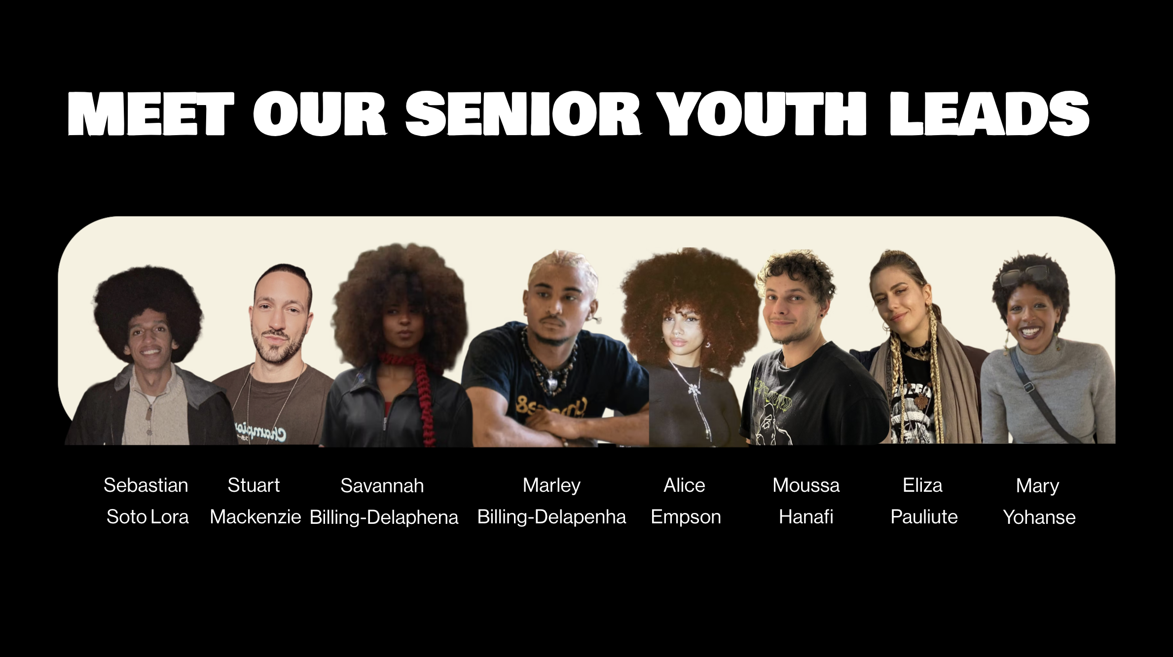 Our Planet Needs You Senior Youth Leads