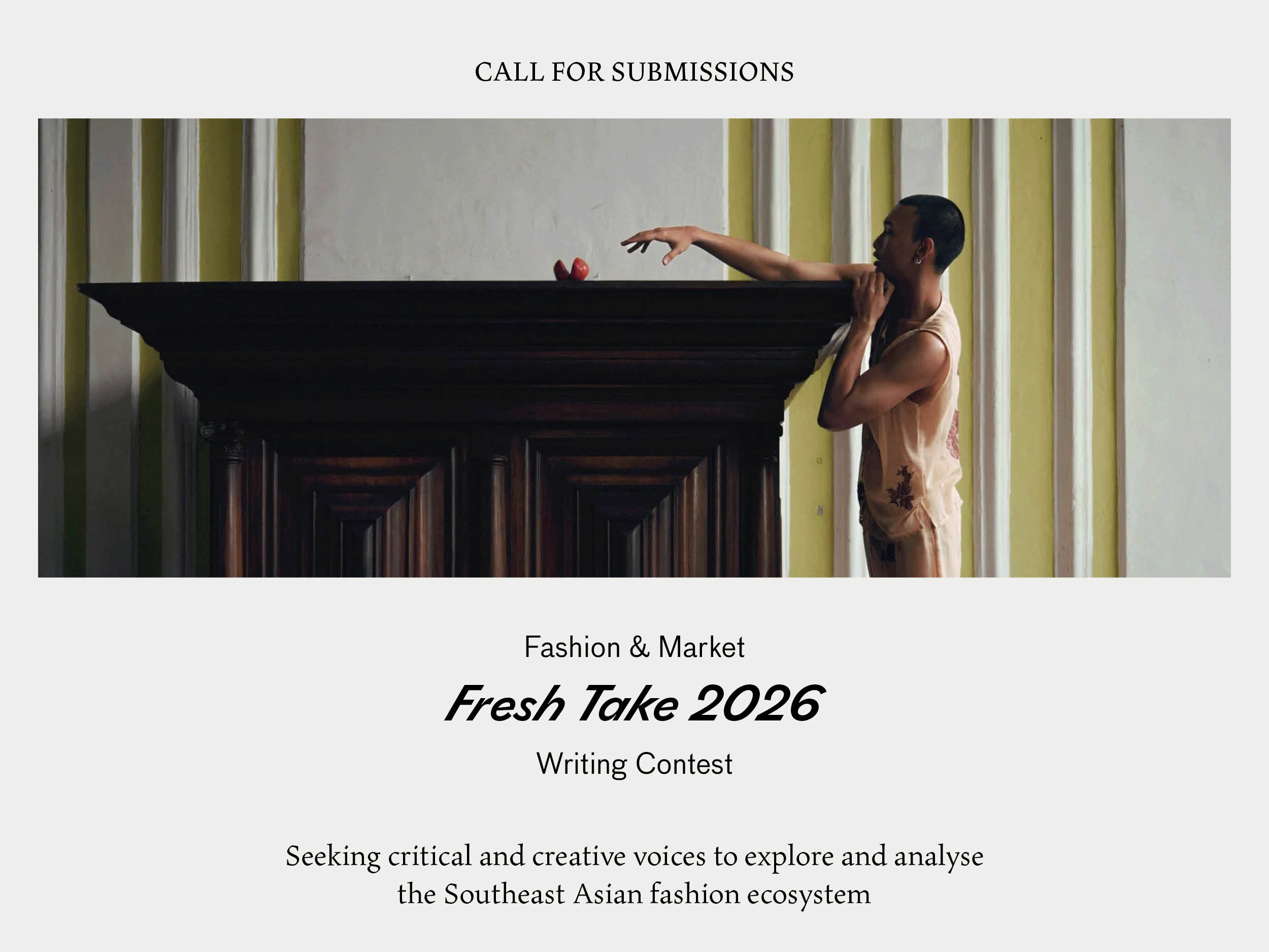 Call for Submissions: Southeast Asian Fashion Writing