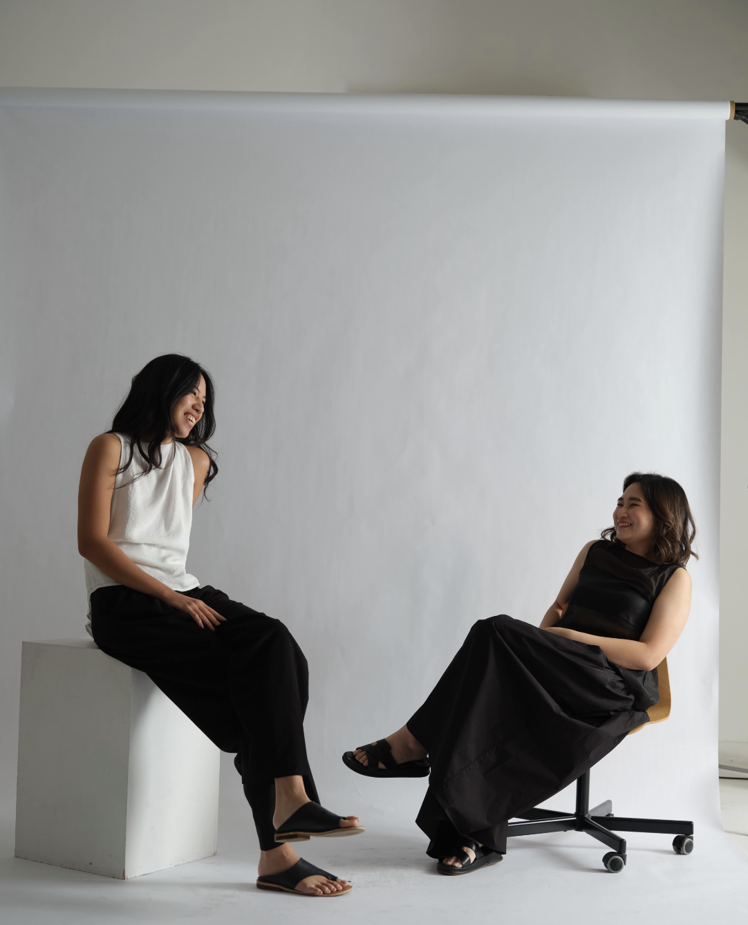 Ines Aryaniputri and Dharu Dwihutami
