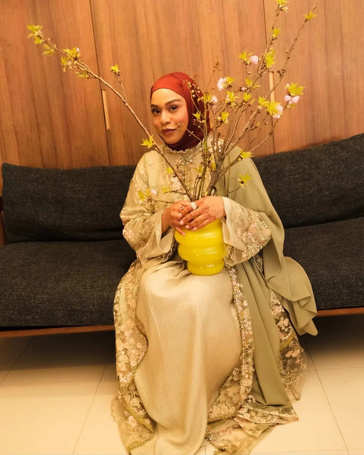 Amiera’s full Eid fit. Image courtesy of Amiera Raushan.