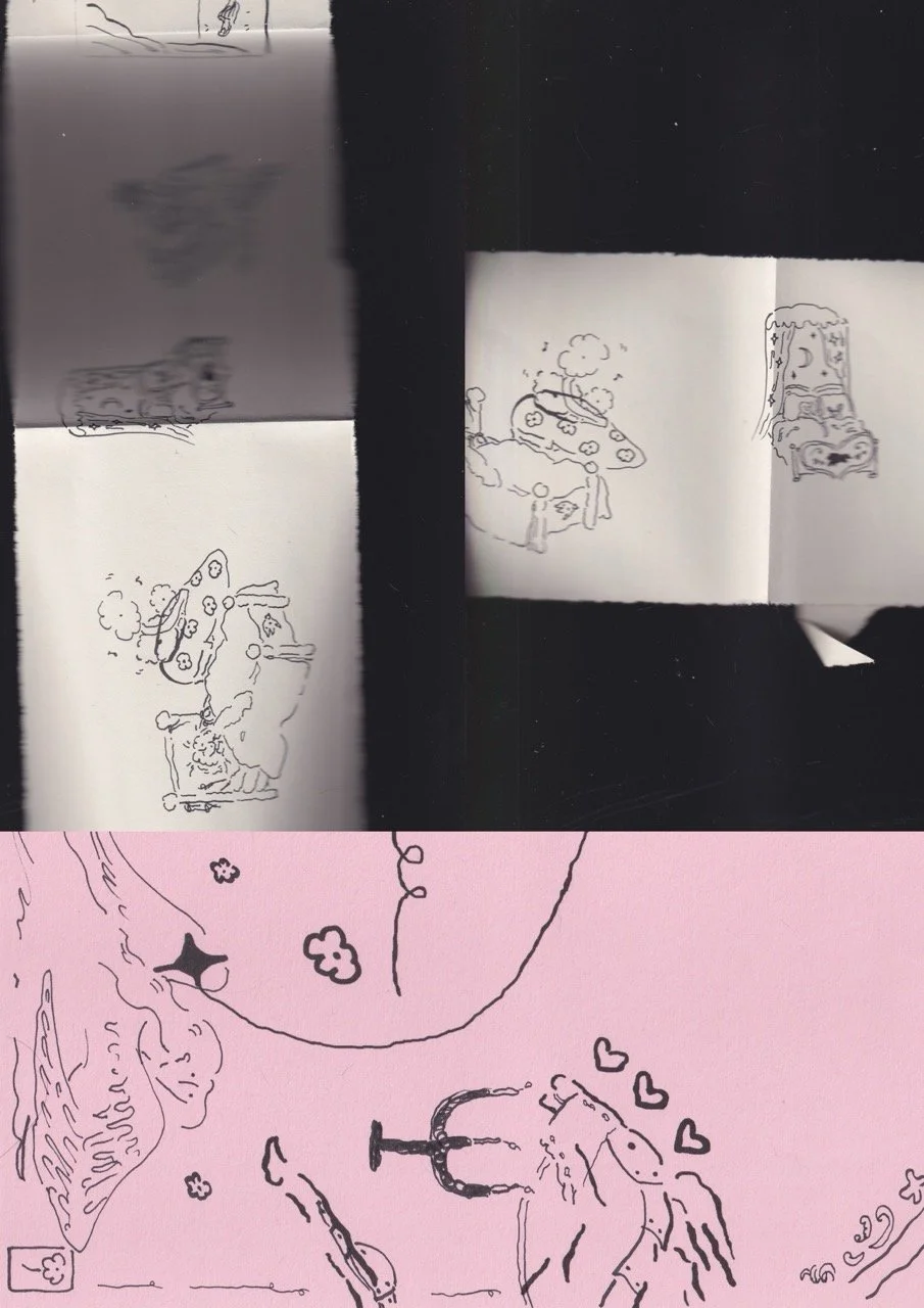 Everyday sketches on paper. Image courtesy of Nindita Kirana.