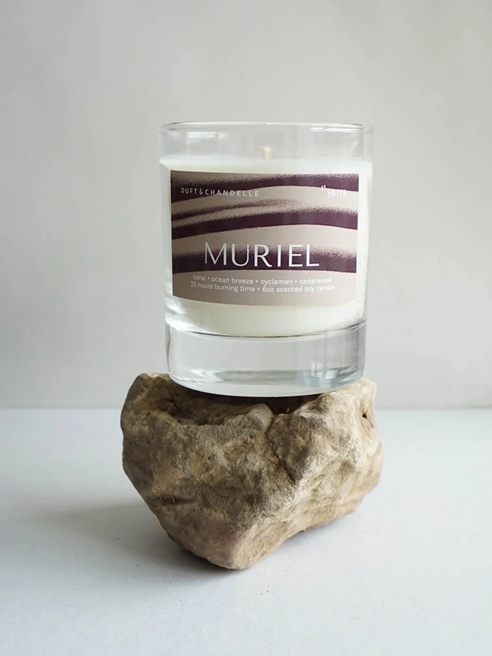 Scented candle collaboration with Duft and Chandelle for the ‘MURIEL’ Collection, 2024. Image courtesy of St. Yarra.