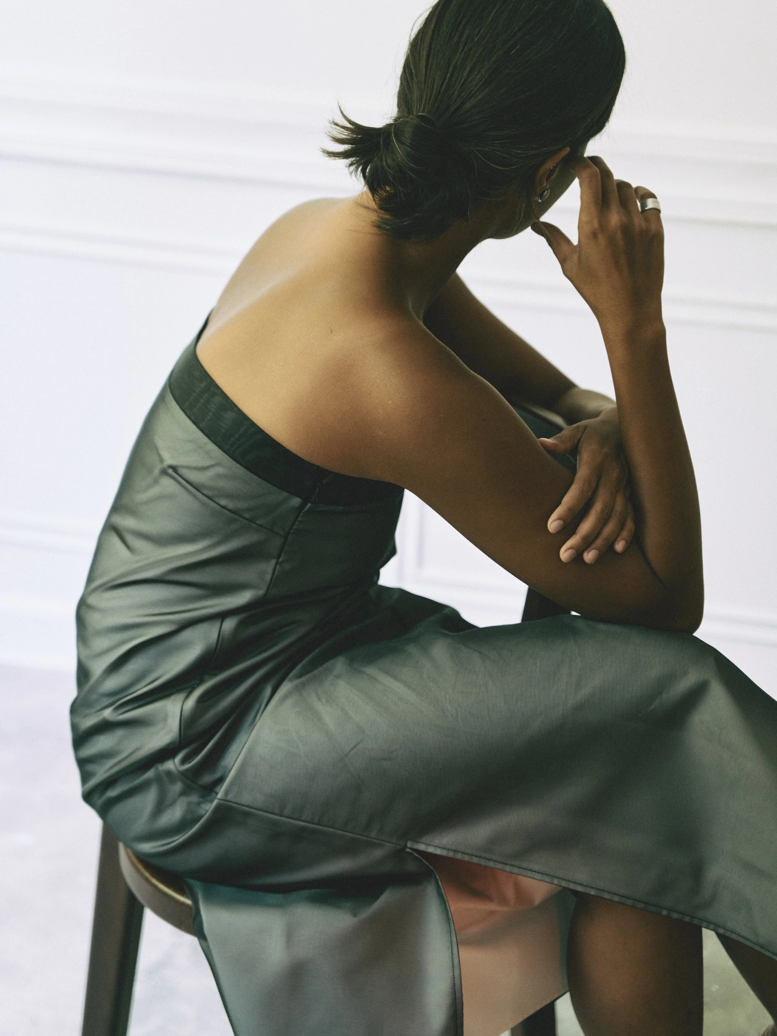 The sheer overlay dress by APARA. Image courtesy of APARA.