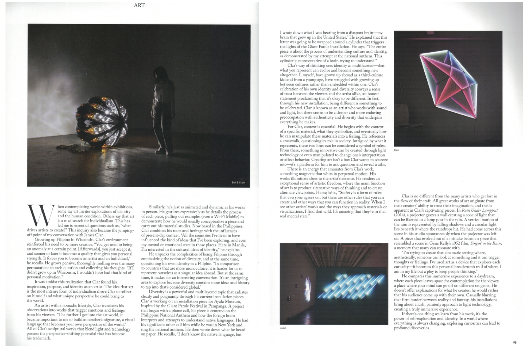 An early published article. Image courtesy of Karina Swee.