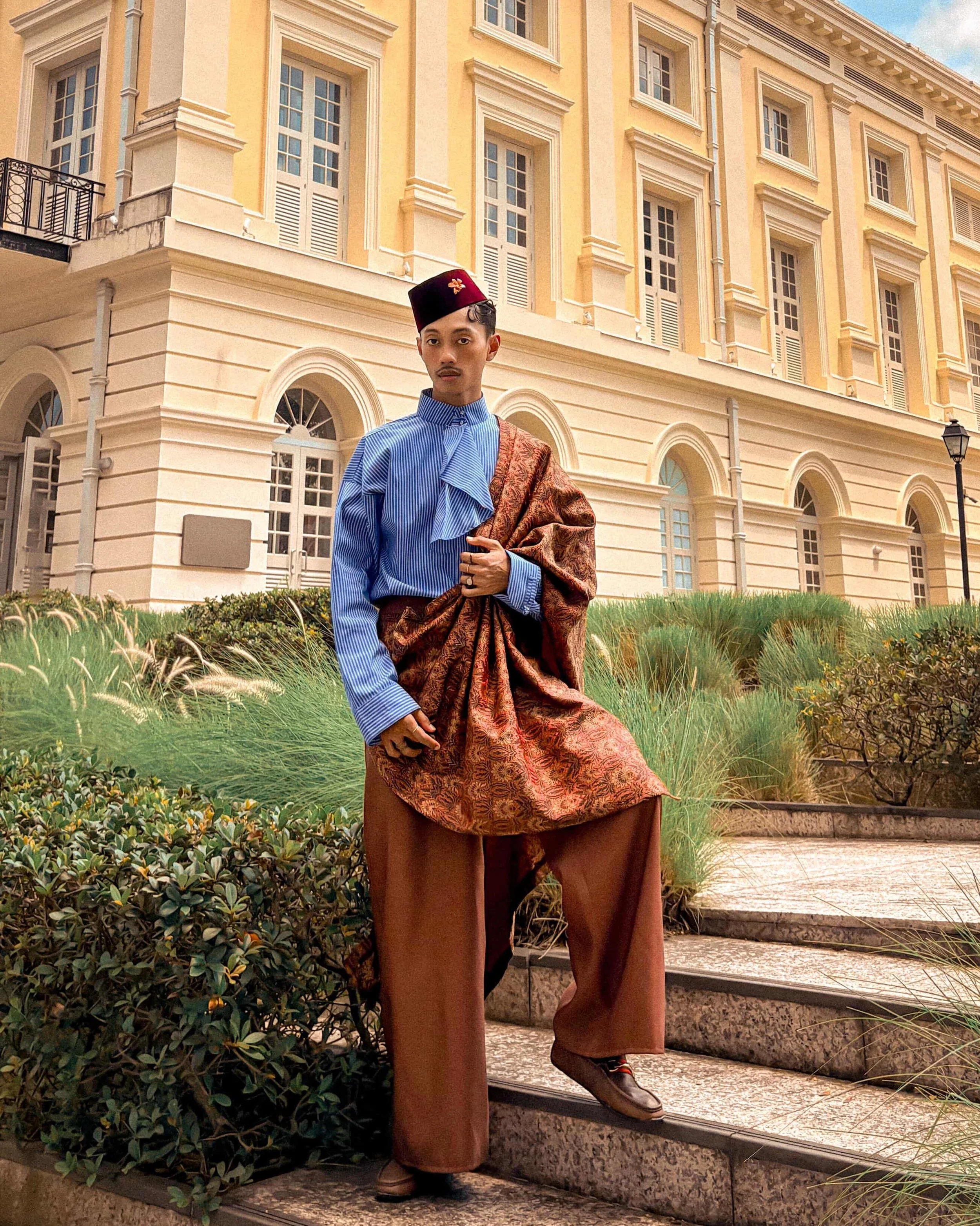 Khairul’s outfit and details. Images courtesy of Khairul Ameer.