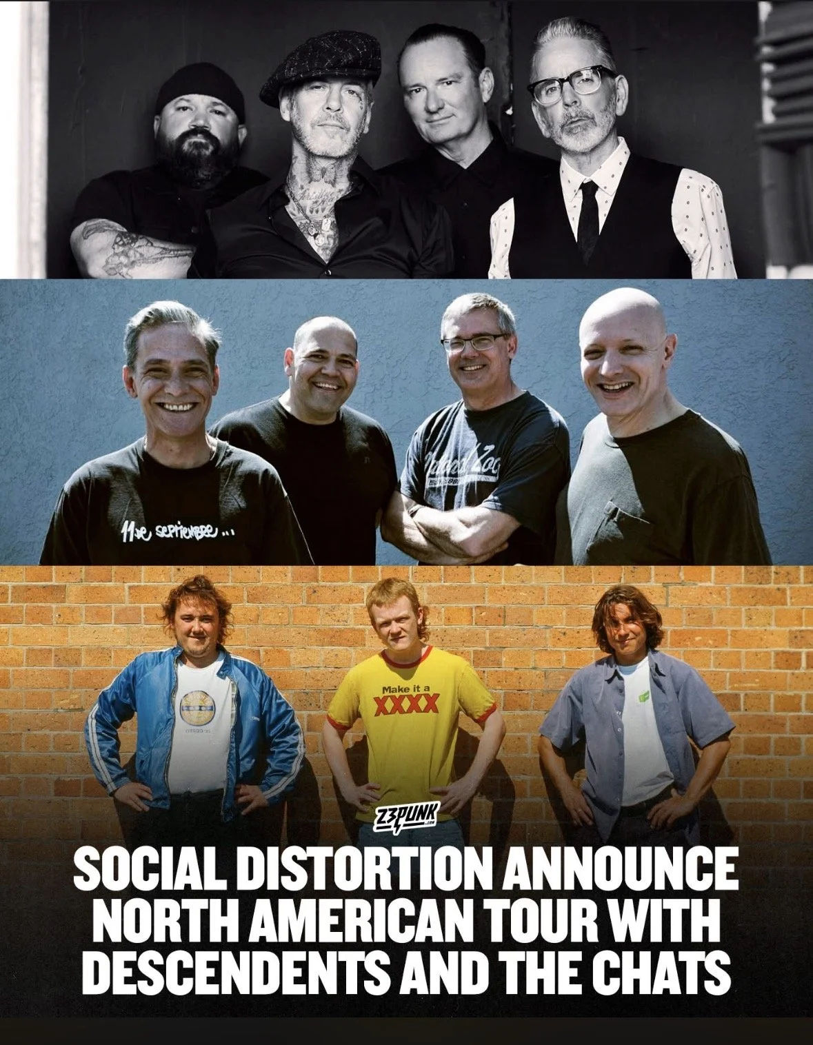 Social Distortion, Descendents &amp; The Chats