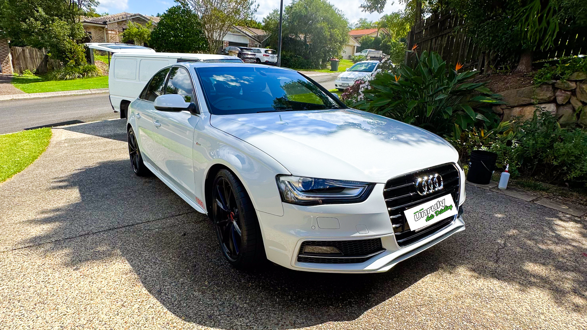 audi a4 detailed in Arana Hills