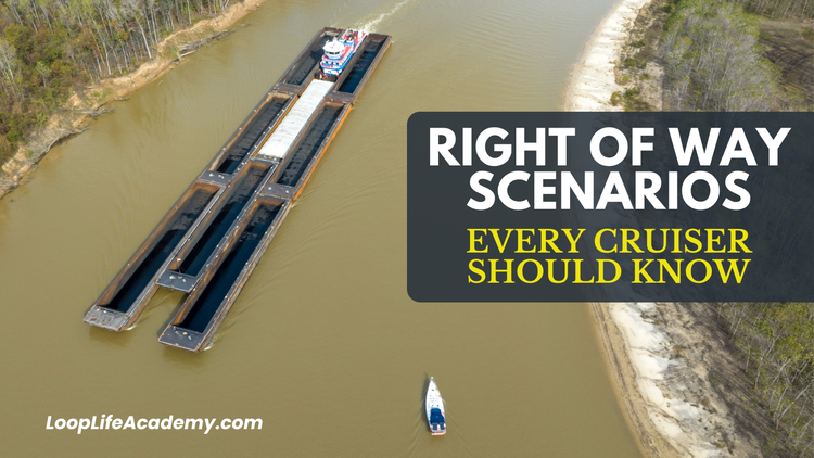 Boat Loop Path Boating Right of Way: Essential Scenarios for Loopers — Loop Life Academy
