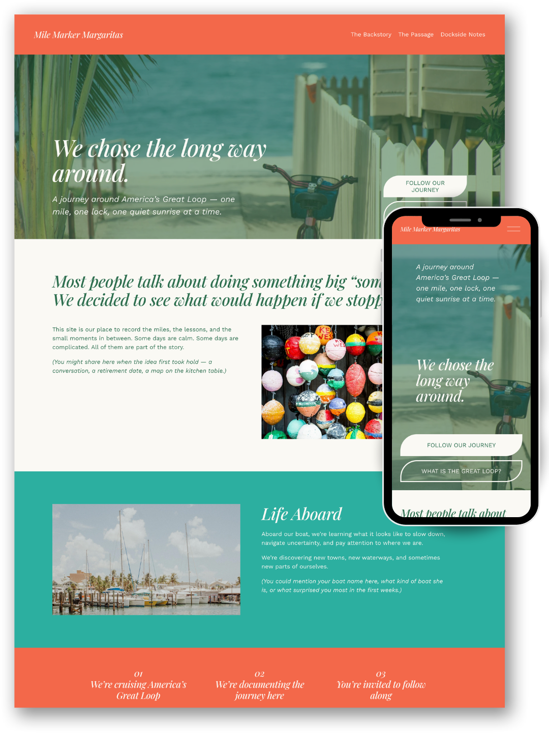 Mile Marker Margaritas Template