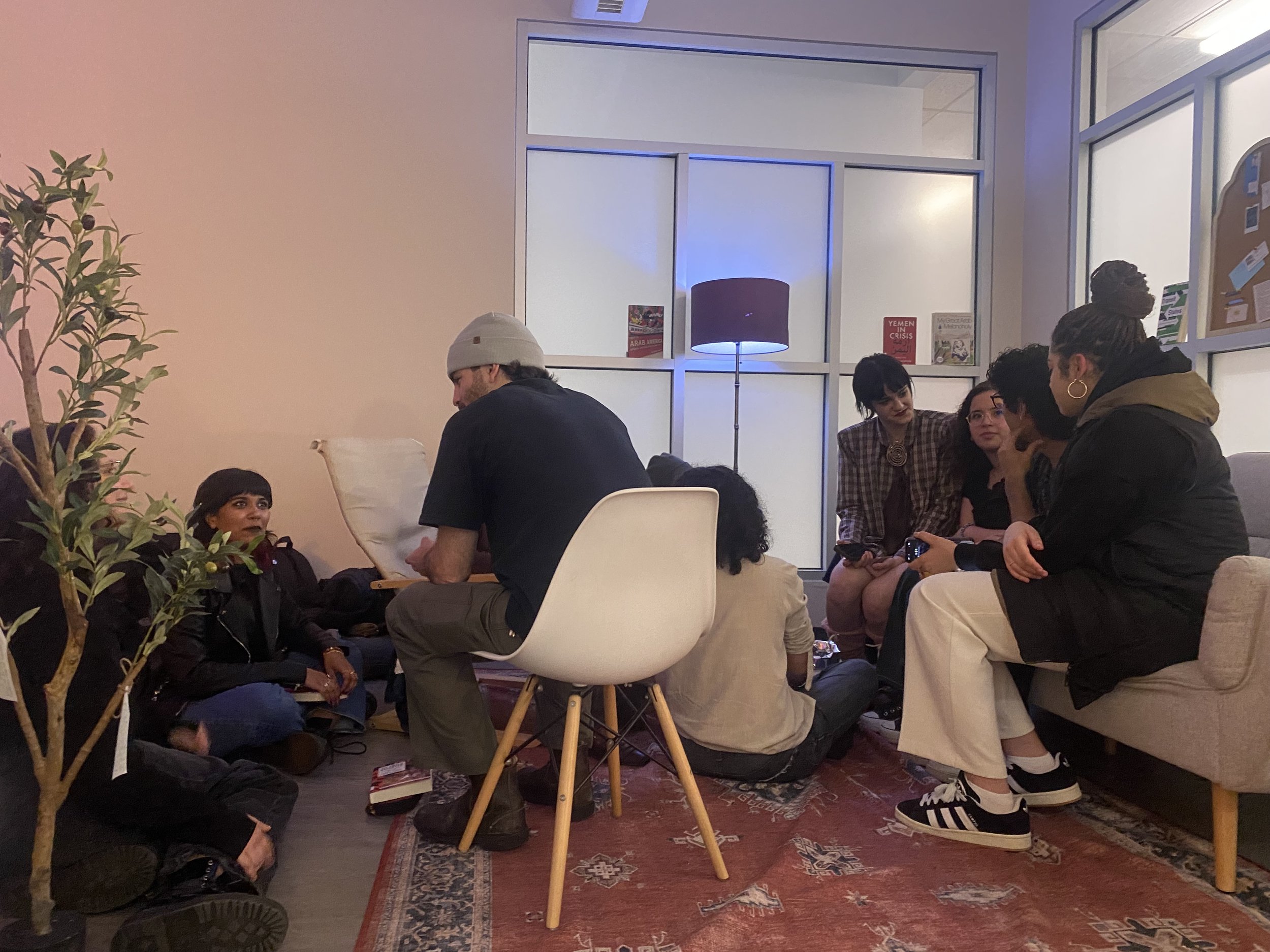 We had around 50 friends and community members come and go that night, and we were so happy to host everyone in our new space