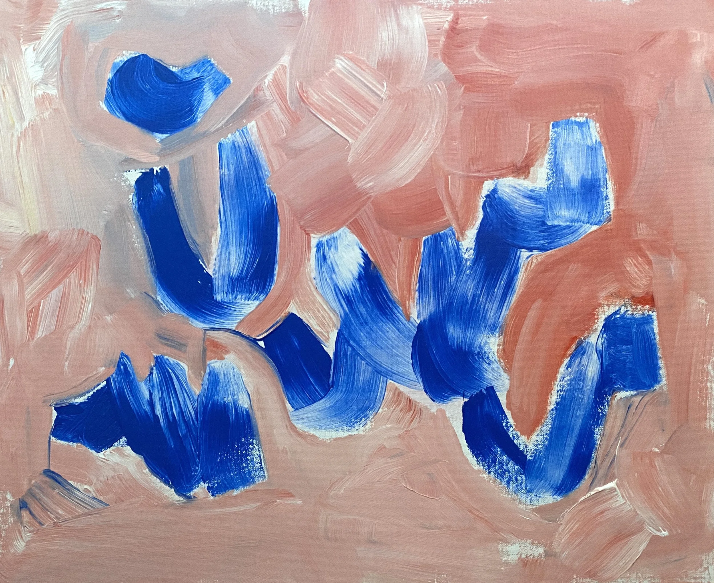  Daily Walk #2 (buoyancy)  
16" x 20", acrylic on canvas panel 