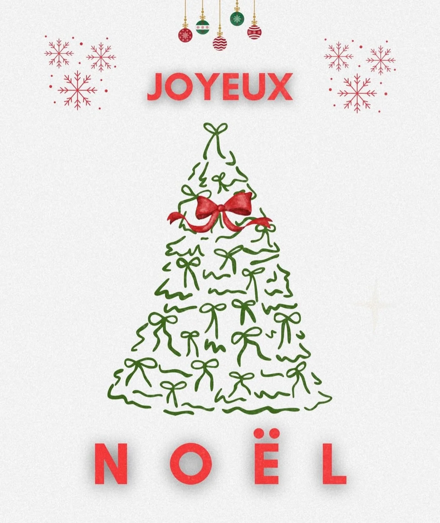 Joyeuses f&ecirc;tes &agrave; tous! 
Que votre No&euml;l soit rempli de chaleur de lumi&egrave;re et de bonheur ❤️🎄