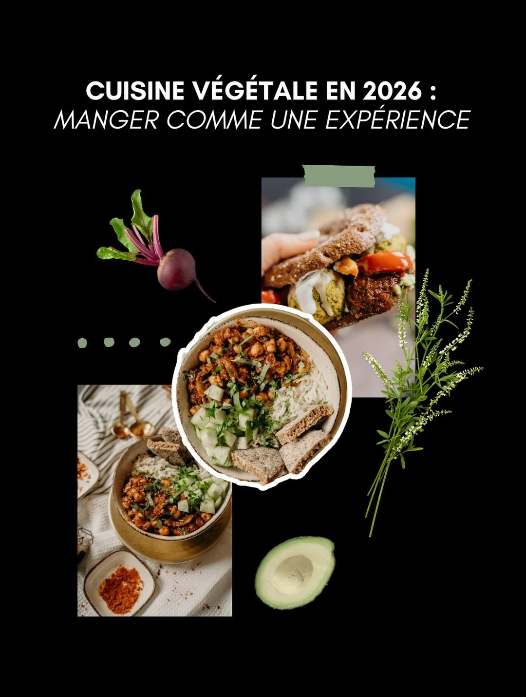 Manger v&eacute;g&eacute;tal ne veut pas dire renoncer., &ccedil;a veut simplement dire &eacute;largir le terrain de jeu. 🥬

En 2026, on d&eacute;couvre que l&rsquo;on peut cuisiner autrement, varier les saveurs, explorer de nouvelles textures&helli