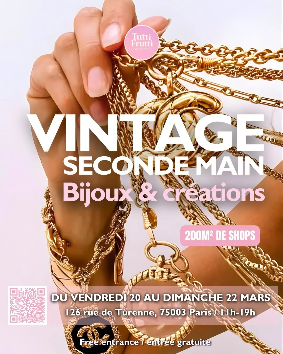 Pop up seconde main vintage by Tutti Frutti