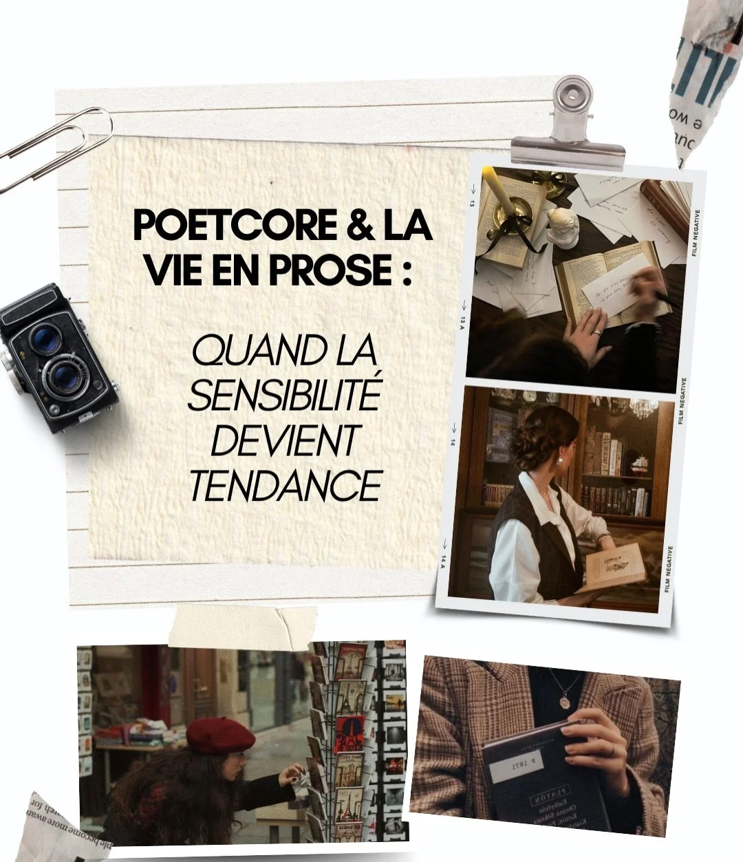 Poetcore, ou l&rsquo;art de vivre en prose ✍️

Face &agrave; un monde qui va toujours plus vite, une nouvelle esth&eacute;tique &eacute;merge : &eacute;crire, observer, ralentir.

Carnets griffonn&eacute;s, phrases imparfaites, po&eacute;sie du quoti