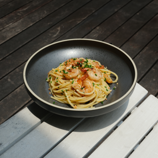 Prawn Aglio Olio