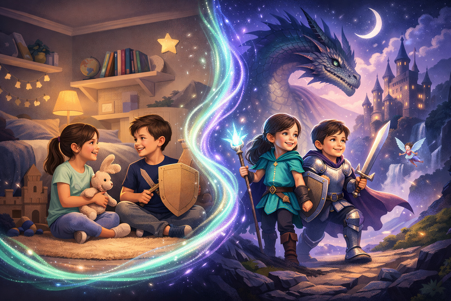 A real-life moment transforms into a magical adventure—showing how Nora & Nico creates personalized stories.