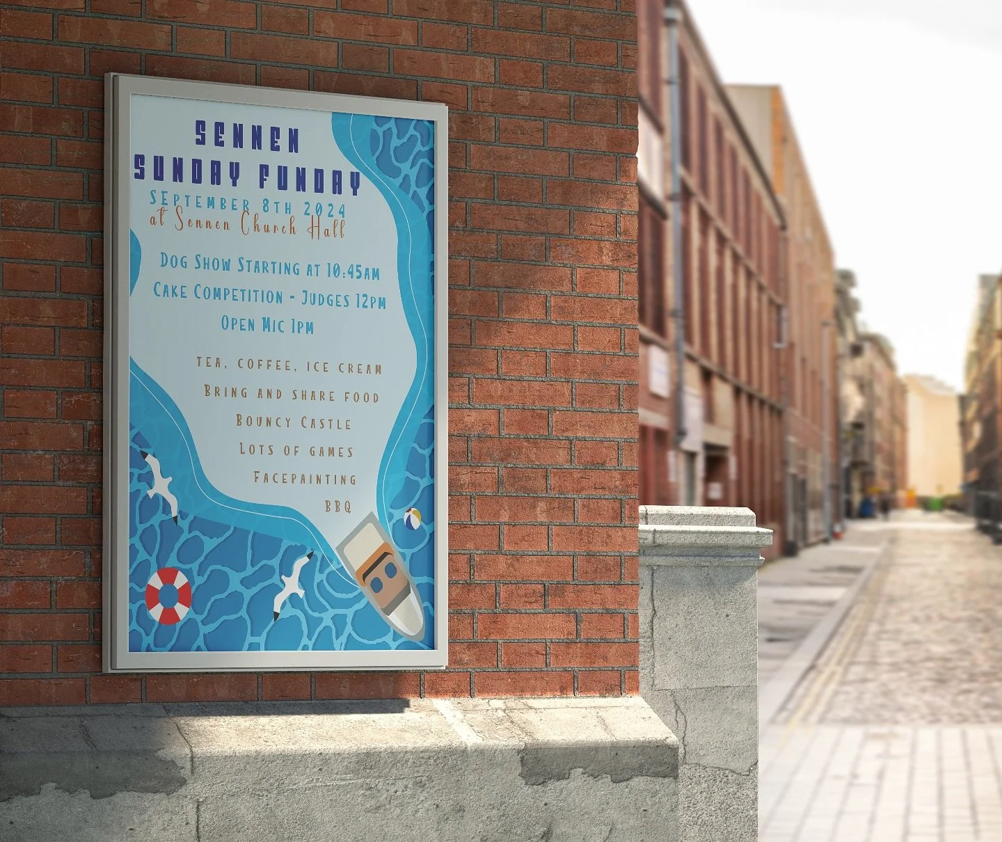 Last September I created a poster design for the Sennen Sunday Funday, unfortunately due to the weather the event was cancelled so I didn&rsquo;t post the resulting poster, however I decided to share it anyways! 🌊

#graphicdesign #sennen #beach