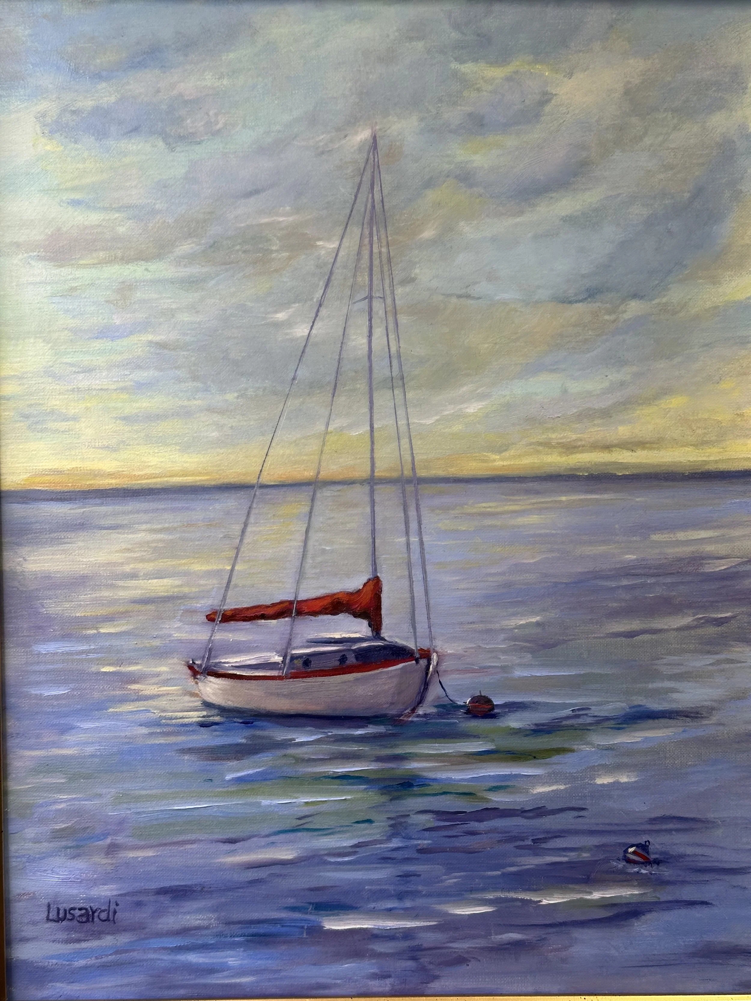 A Dance with the Sea - Oil Painting 9 X 12