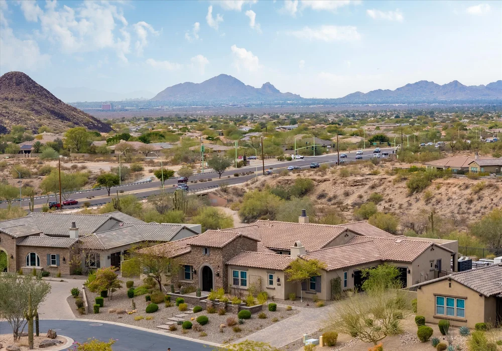 Layers of Luxury Scottsdale exterior aerial view 3