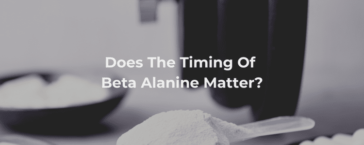 Does The Timing Of Beta Alanine Matter — Luke Hall Nutrition
