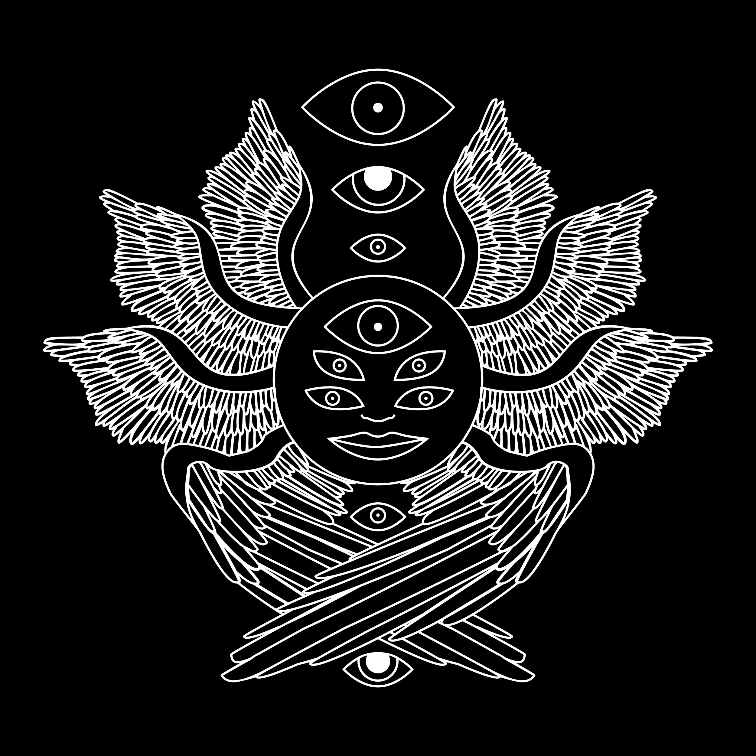 Biblically accurate angel illustrations were done by me. I have a contortion archery act that's based upon this to the song by Massive Attack. Apollo's Angels is in reference to the bow making company that created my foot archery bows. The plan is to