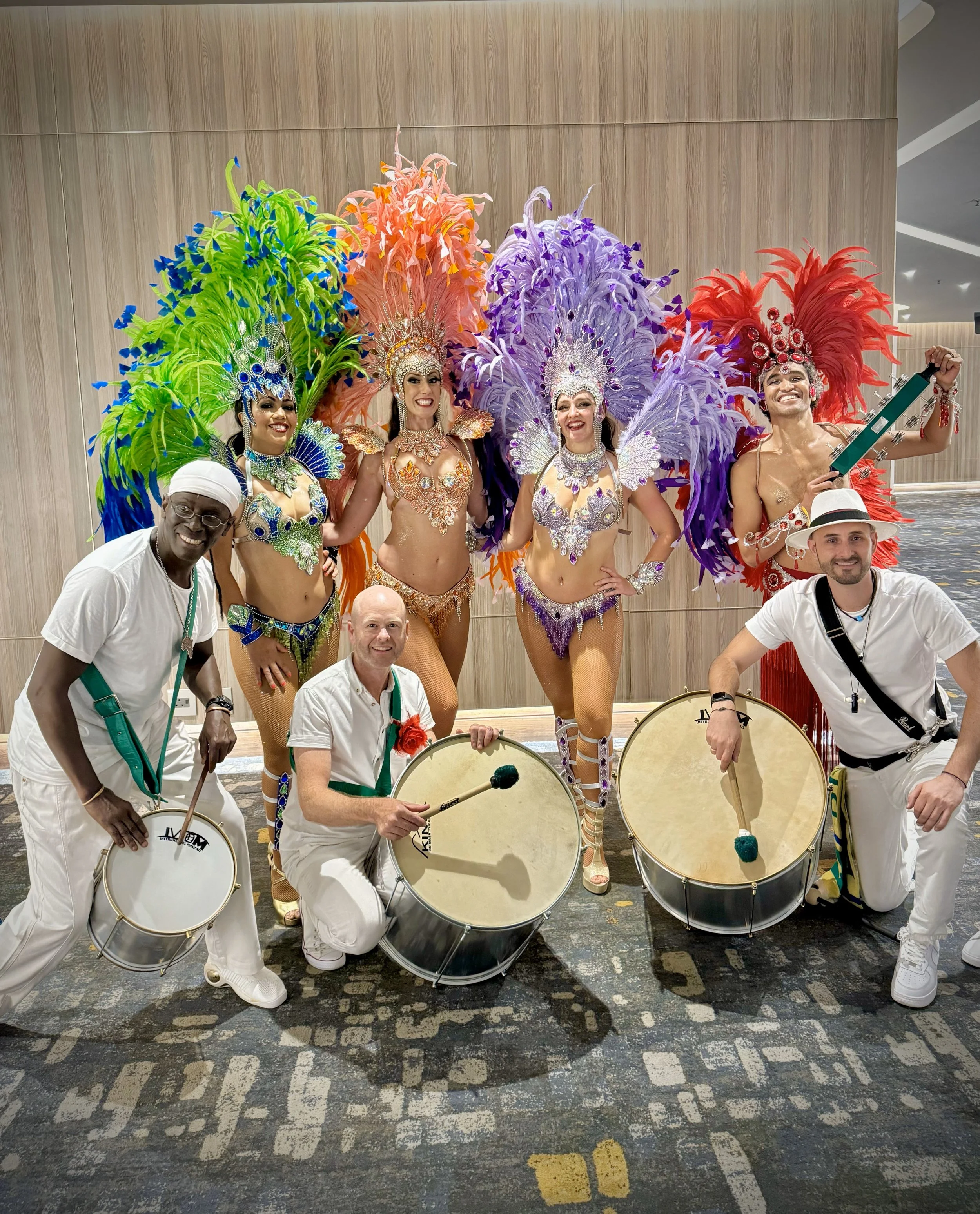 Brazilian dance drums show Johannesburg