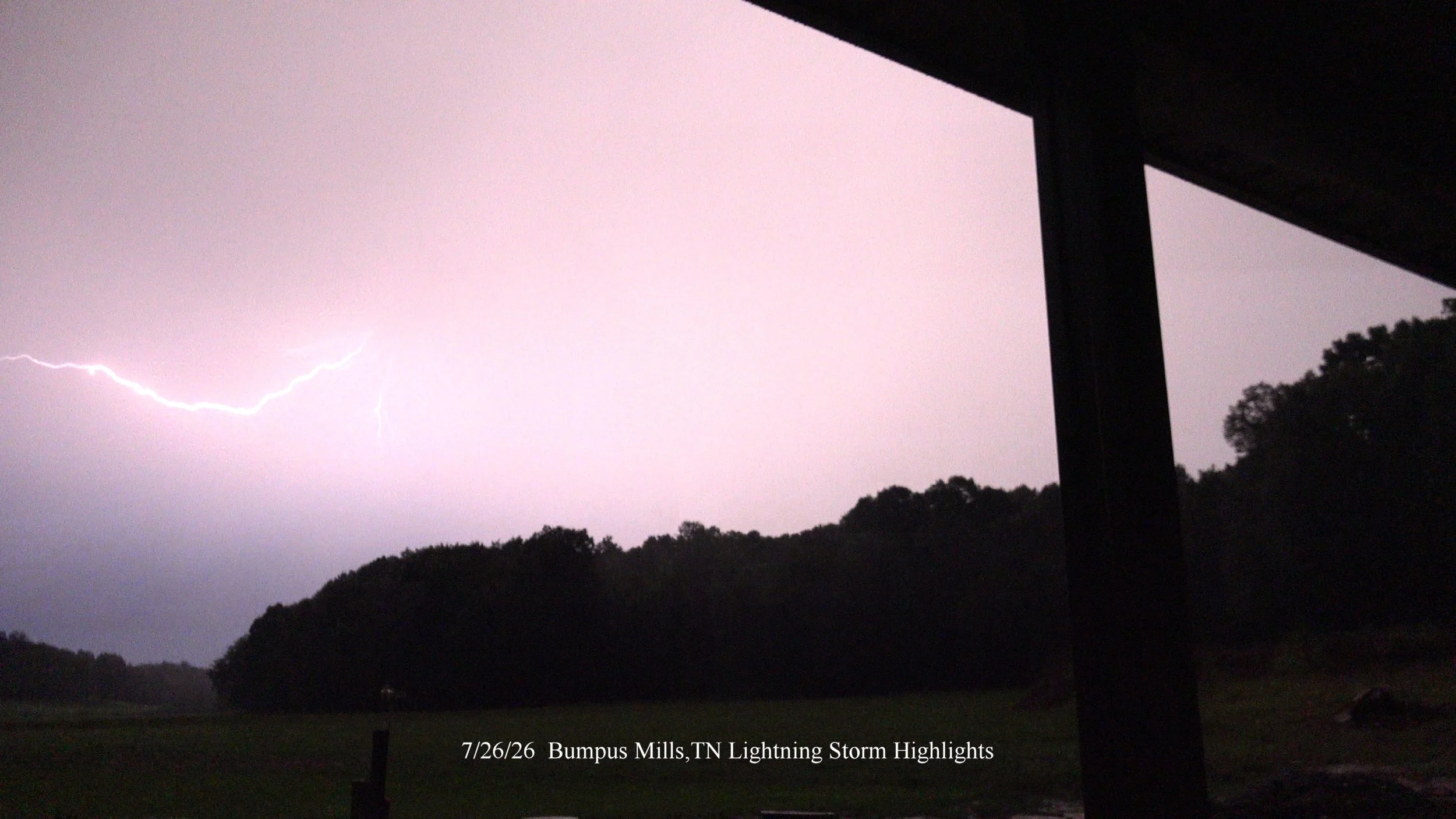 Lightning storm