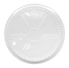 Lid Round Dome Clear 7'' 500 ct Case