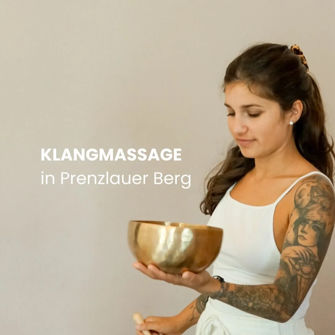 ✨ Klangschalenmassage in Prenzlauer Berg ✨
G&ouml;nn dir eine Pause vom Alltag und tauche ein in tiefe Entspannung.

In einer 1:1 Klangmassage wirken sanfte Vibrationen direkt auf deinen K&ouml;rper und helfen dir, Stress loszulassen und wieder in Ba